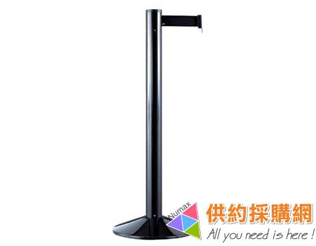 豪華型四向伸縮帶欄柱-黑柱灰色帶