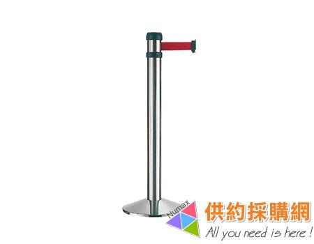 萬向伸縮帶欄柱-銀柱紅帶