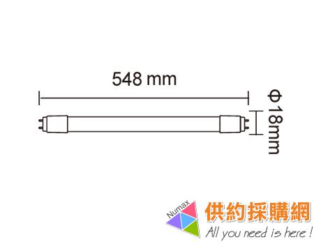 舞光LED T5二尺內藏驅動燈管