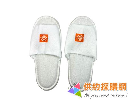白色毛巾布拖鞋