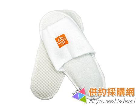 白色毛巾布拖鞋
