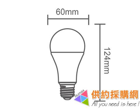 環保/節能雙標LED球泡燈			